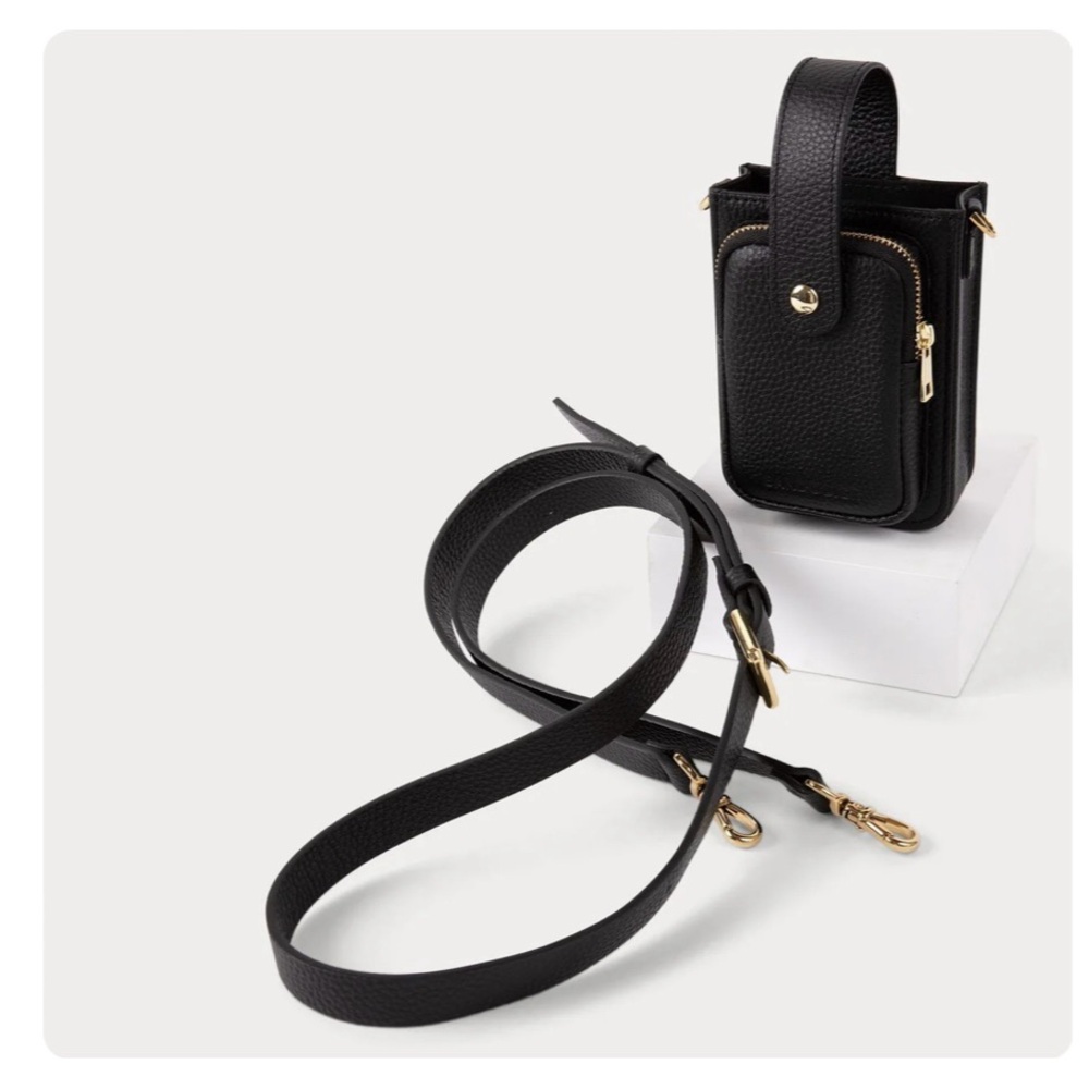 Bandolier HAILEY HOLSTER Universal Phone Pouch and Holster in Black/Gold